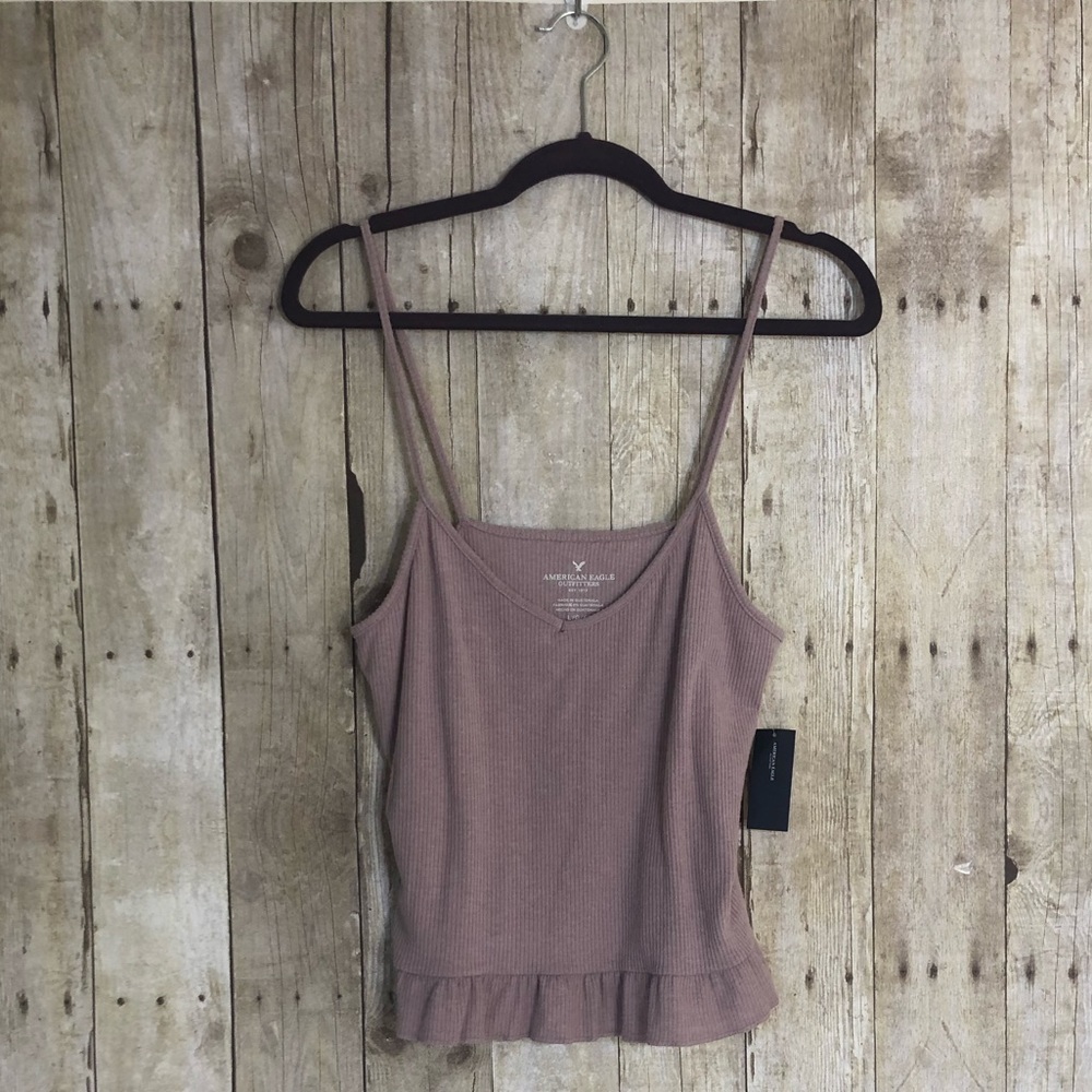 NEW Blush Ribbed Strappy Tank